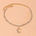 Exquisite niche design ins style net red star and moon anklet beach versatile diamond pendant foot ornament female anklet_ipsvogv.com