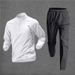 Men's Clothing training suit quick drying clothes long sleeve autumn and winter sports student cycling sports shirt top running jacket sports suit_ipsvogv.com