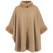 Women's Clothing 2024 autumn and winter new fur collar cape cloak coat casual retro loose shawl women's clothing large size_ipsvogv.com