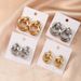 2023 New Trendy Design Sense Niche Minimalist Style Alloy Earrings Gold Color Ear Jewelry_ipsvogv.com