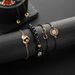 Handmade Love Map 8-shaped Four Piece Set With Adjustable Opening Bracelet_ipsvogv.com