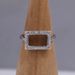 S Sterling Silver Men's Ring Set With Geometric Square Inlay Of Jadeite, Agate, And Jade_ipsvogv.com