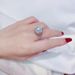 Women's Senser Holder Pearl Temperament Ring _ipsvogv.com
