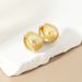 Stud Sterg Sier Wire-drawing Froted Water Drop Retro Simple Ear Buckle Niche Entry- All-match Women' High-end_ipsvogv.com