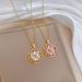 Lucky 【 】 Grass Light Luxury Charm Gorgeous Full Diamond Necklace Women's Versatile Clavicle Titanium Steel Chain 【 】_ipsvogv.com