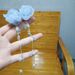 Women’s Jewelry Set Fashion Blue Series Ins Style Design Fairy Blue Silk Flower Bud Gravel Earrings Tassel Atmosphere Earrings Small Fragrance Style_ipsvogv.com