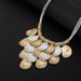Women's Multi-layer Metal Contrasting Color Mixed Short Design Necklace, Niche Women's Exaggerated High-end Trend_ipsvogv.com