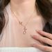 S Pure Silver Powder Crystal Butterfly Necklace For Women, Niche, Light Luxury, High-end, Exquisite Collarbone Chain,_ipsvogv.com