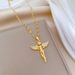 】 Devout 【 Angel, Light Luxury, Gorgeous And Full Diamond Necklace, Women's Versatile Clavicle Cha, Titanium Steel 【 】 Angel, Luxury, Necklace, Cha,_ipsvogv.com