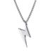 Men's Jewelry Creative Fashion Versatile Lightning Stainless Steel Trendy Men's Necklace_ipsvogv.com