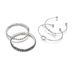 Hot Selling Bracelets, Fashionable Minimalist Full Diamond Bracelet, Knotted And Wrapped Bracelet Set Of 4 Pieces_ipsvogv.com