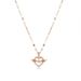 Jumping Heart Titanium Steel Flexibility Necklace Female Heart Angel Wings Collar Chain Korean Version Simple and_ipsvogv.com