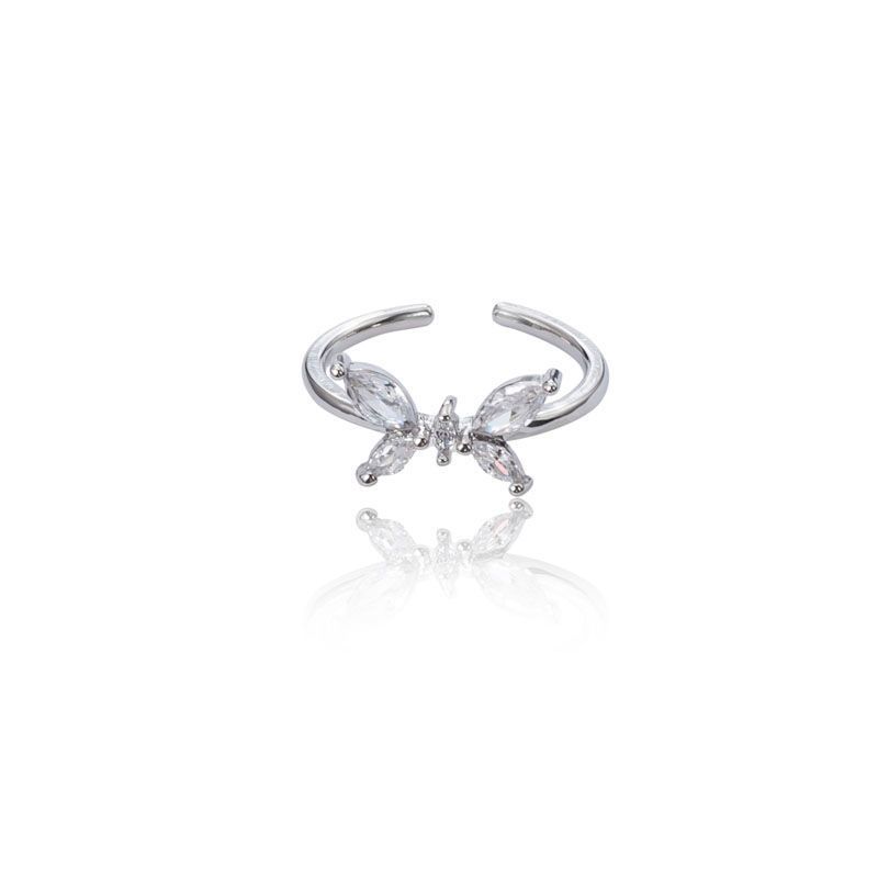 Full Diamond Sparkling Double Layer Water Drop Love Zircon For Women, Light Luxury, High End, Personalized Coldness_ipsvogv.com