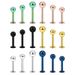 Women's Jewelry Inner Teeth Lip Nail Round Ball Flat Bottom Rod Tongue Nail Ear Nail Body Piercing F136 Titanium Alloy Personality Jewelry_ipsvogv.com