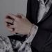 Cool Trend Star Couple Bracelet INS Niche Deign Internet Celebrity Acceorie Minimalit Hip-Hop Men' Jewelry_ipsvogv.com