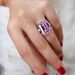 Cao Shi Accessories Large Rectangle Zircon Luxury Women's Wedding Engagement Ring_ipsvogv.com