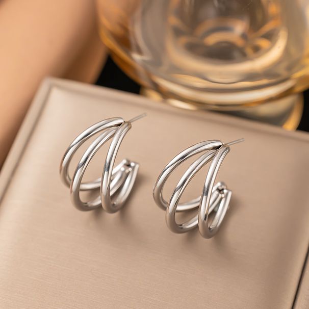 2023 New Round With Feminine Temperament, Simple And Creative Earrings, Versatile Korean Earrings_ipsvogv.com