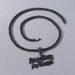 Hip Hop Personality Full Double Letter Pendant for Men's Cool Bounce Diamonds Single Row Diamond Necklace Jewelry_ipsvogv.com