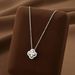 Lucky Clover Titanium Steel Necklace Women's Flower Can Be Separated Multiple Wearing Methods Design Luxury Fashion_ipsvogv.com
