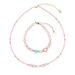 3mm Faceted Crystal Freshwater Pearl Powder Crystal Round Beads Natural Stone Bracelet Necklace Female_ipsvogv.com