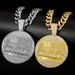 Accessories Last Dinner Circle Full of Diamonds Fashion Hip Hop Exaggerated Men and Women Cuban Chain Pendant Necklace_ipsvogv.com