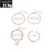 Personalized Fashion Love Bamboo Knot Open Bracelet Set Of 4 Bracelets And Handicrafts_ipsvogv.com