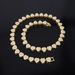 Unisex 11mm Heart Full Diamond Alloy Necklace For Men And Women High End Niche Rap Hip Hop Style Cuban Chain_ipsvogv.com