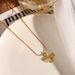 Sansheng Is Fortunate To Have A New Necklace For Women In 2023, Featuring Ginkgo Leaf Pendants And Collarbone Chains_ipsvogv.com