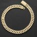 Meisa New Hip Hop 18MM Four Row Zircon Diamond Cuban Chain Personality Trend Necklace Men's Micro Inlaid Hip Hop Chain_ipsvogv.com
