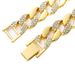 New Jewelry Big Gold Ornament Cuban Chain Men's Hip Hop Necklace_ipsvogv.com