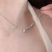 pure Silver S Light ! Luxury Zircon Water Droplet For Female Students, Niche High-end Design, Super Fairy Collarbone Students, Design,_ipsvogv.com