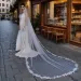 Hair Jewelry V82 Pearls Veil Lace Edge Bridal Veils 1 Tiers Bead Soft Tulle With Comb Long Wedding Accessories For_ipsvogv.com