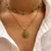 INS Style Handmade Chain Tianhe Stone Necklace With Stacked Stainless And Titanium Steel Popular Accessories_ipsvogv.com