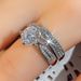 Three Heroes Couple Luxury Combination Plain Ring, Ring Set, Wedding Handicraft_ipsvogv.com
