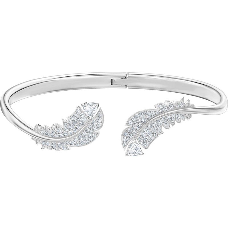 Gold And Silver Feather Bracelets For Women Elements Crystal Bracelets For Women_ipsvogv.com