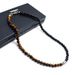 Men's Jewelry Stainless Steel Tiger Eye Map Stone Necklace Men's Titanium Steel Two Color Trendy Jewelry Pendant_ipsvogv.com