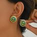 Fashionable and luxurious w's with personalized pearl inlay, niche flower design, earrings, versatile earrings for_ipsvogv.com