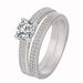 Starry Sky Small Diamond Ring Combination Ring Inlaid With Diamond Zircon Engagement Ring Children's Love Simple Platinum Plated Couple Ring_ipsvogv.com