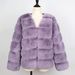 Women's Clothing warm plush coat fur coat jacket_ipsvogv.com