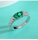 Silver Moissanite Ring Horus Eye Guardian Couple Ring Silver Ring Horse Eye_ipsvogv.com