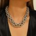 Pumpkin Chain Hip-Hop Necklace Trendy Style_ipsvogv.com