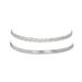 New Fashionable Simple Fried Dough Twists Handmade Smooth Toe Chain 2-piece Set_ipsvogv.com