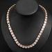 Men's Square Glass Cuban Fashionable And Trendy Men's Accessories, High-end Rock Sugar Necklace, HipHop_ipsvogv.com