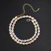 Hip Hop Egg-Shaped Zircon Necklace For Men And Women Street Style Full Diamond Tennis Chain Choker_ipsvogv.com