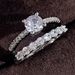Cao Shi Fashion Simple AAA Zircon Two Piece Set Women's Popular Pair Ring_ipsvogv.com