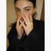 New Niche Veil With Frosted Texture And Cat's Eye Stone Opening, Adjustable Ring, Unique Personality, Trendy Ring For_ipsvogv.com