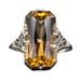 Sanjie Yellow Crystal Hollow Carved Ring Exaggerated Silver Hand Jewelry_ipsvogv.com