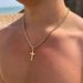 Hot-selling Men's Twist Chain Hip-hop Trend Stainless Steel Cross Pendant Men's Necklace_ipsvogv.com