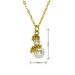 Christmas Pearl Snowman Snowflake Necklace For Girls High End New Clavicle Chain Strong Chain Gift_ipsvogv.com