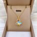 】 Colorful 【 Butterfly Zircon Light Luxury Charm Gorgeous Full Diamond Necklace Women's Versatile Clavicle Titanium 【 】_ipsvogv.com